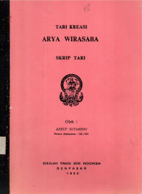 TARI : Tari Kreasi Arya Wirasaba