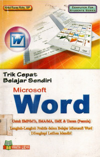 Trik cepat belajar sendiri microsoft word