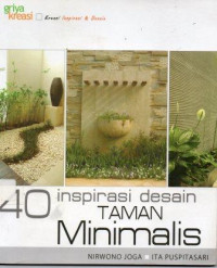 40 inspirasi desain taman minimalis