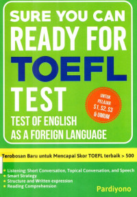 Sure You Can Ready For Toefl Test